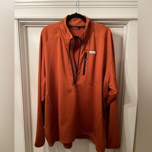 Orvis Horseshoe Hills Quarter Zip Fleece, Size XXL, Color: Bourbon
